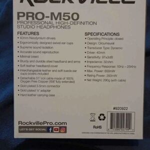 PRO-M50 Over-Ear Headphones - Black